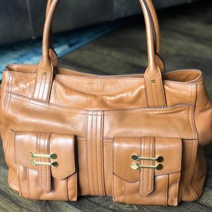 Leather handbag